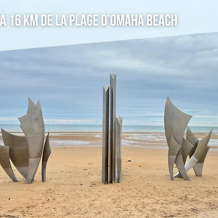 Apartment Nid De Pie Grand Duplex Lumineux Cadre Verdoyant Calme A 5 Mn De La Pres Port En Bessin, Bayeux, Omaha Beach,