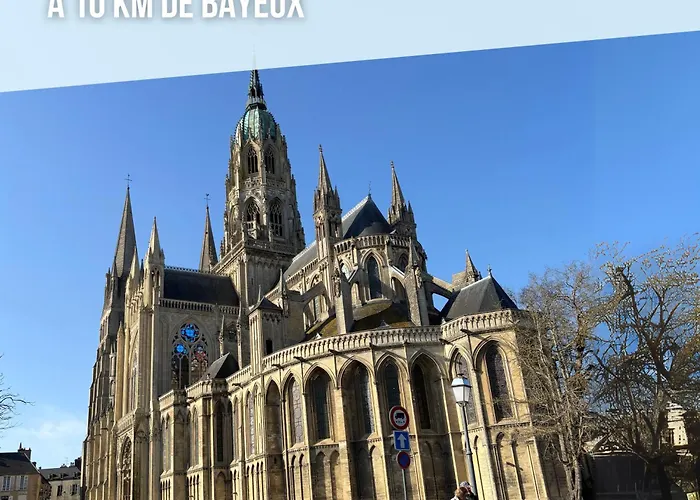 Nid De Pie Grand Duplex Lumineux Cadre Verdoyant Calme A 5 Mn De La Pres Port En Bessin, Bayeux, Omaha Beach, Apartment Commes